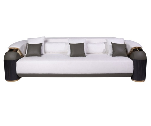 [203002238] Reyyan Sofa (Coal Black,21x29x6 H CM, Shagreen)