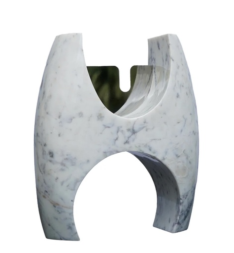 [107004337] Ida 01 Sculpture (Black/Stone,28x45.8x10, Marble)