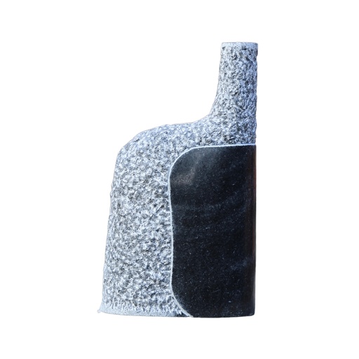 [107004342] Stone Mini 2 Sculpture (Sky Blue,Dia 21 cm, Ceramic)