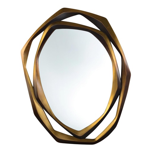 [208001223] Havant Mirror
 (Textured Glass,60 x 20 x 90, Textured Glass Crystal Handmade)