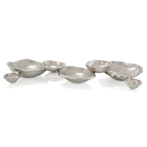 [10200110199] Bubble Bowl
 (Cream,28x43x7 H CM, Shagreen)
