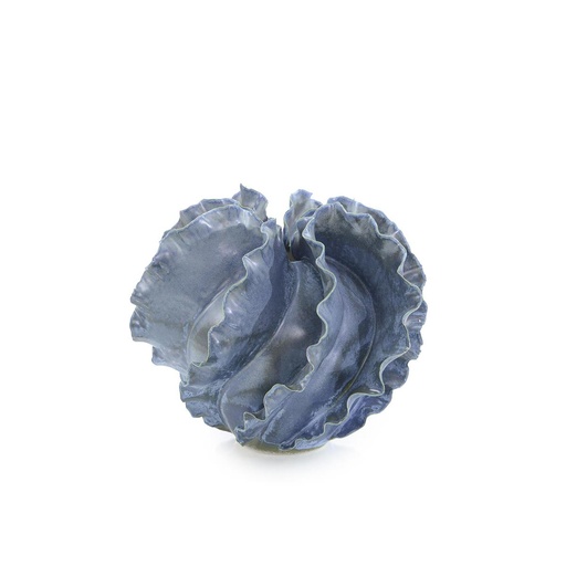 [1070022824] Flirren Vase, Small Blue
 (Blue,W30.48xD16.51xH31.115, Porcelain)