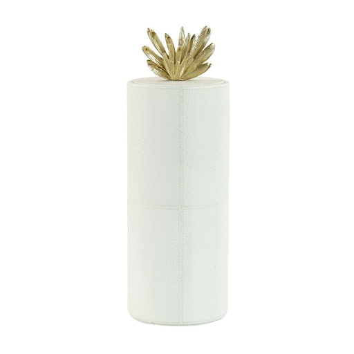 [107012401] Bianca Cylinder Box, Large

 (Clear/Gold,155X155 CM, Gold Coast)