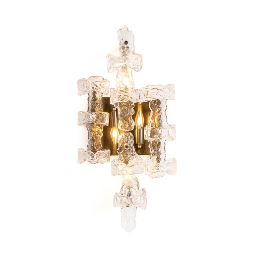 [207003171] Soft Glow Scone (Clear/Gold,30x40xH100, Brass/Glass)