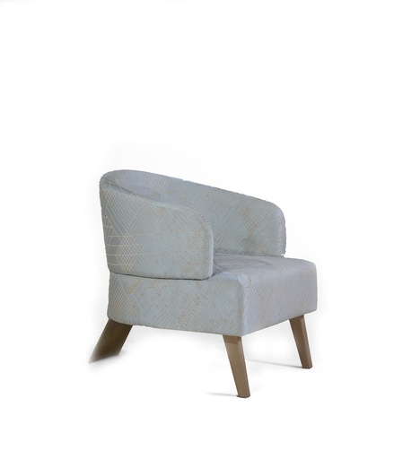 [206003284] Nightingale Accent Chairs
 (Brass/Acrylic,90x60x53H CM, Acrylic Brass)