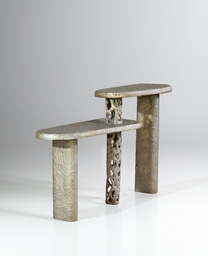 [202002706] Yuki Accent Table (Brass Gold,L X B X H - 114.3 x 30.5 x 68.5, Brass)