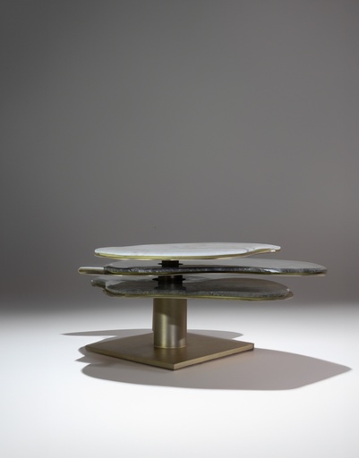 [202001495] Seagull Set Of Center Rotating Table (Acrylic,60x40x50H CM, Acrylic)