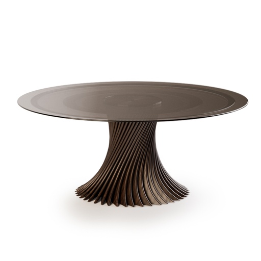[31-604] Naruto Dining Table (Cream,18x33x8 H CM, Shagreen)