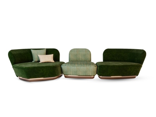 [64-220-02
] Al Hijr/ Modular Lt02 Sofa (White,7x13x30 H CM, Porcelain)