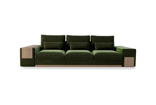 [64-707
] Mies/ Modular- Lt01 Sofa (Blue/Violet,23x23x16H CM, Porcelain)
