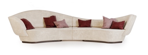 [64-120-02] Mousgoum / Sofa (White,7x13x30 H CM, Porcelain)