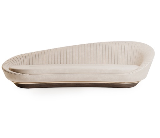 [64-117
] Croça/ Sofa (Cream,18x33x8 H CM, Shagreen)
