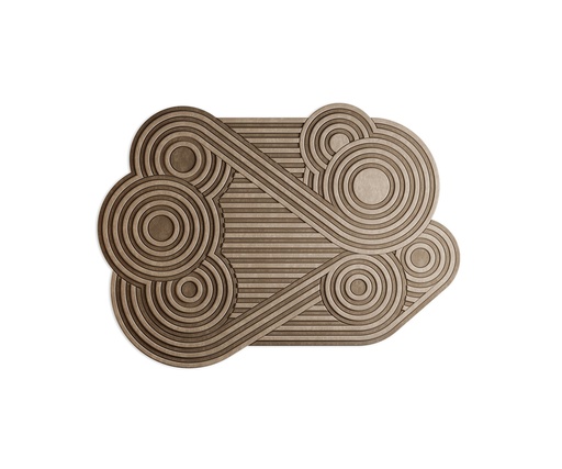 [91-123
] Karesansui/ Rug (Gold,23x21x22H CM, Porcelain)