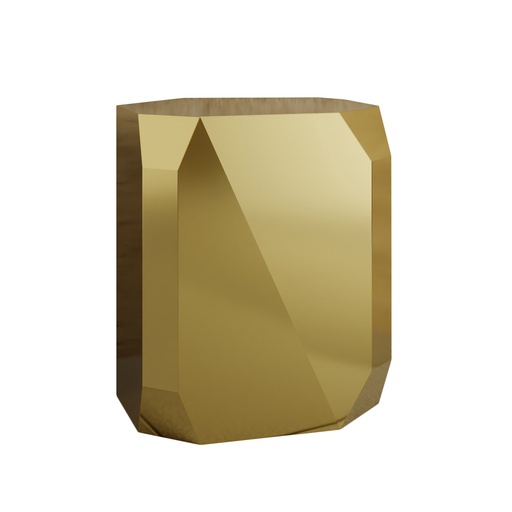 [1028-BP] Hendricks Table
(Polished Brass) (81x120x181, Goatskin)