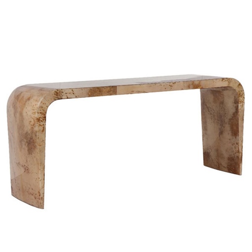 [3013] Waterfall Console (Brown/Black,1SS-90x81x75H 3SS-208x81x72H CT-130x70x37H ST-72x72x43H, Powder Coated Aluminum Frame)