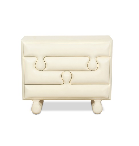 [6007] Puzzle Chest Of Drawers (Black/Green,3SS-220x74x75H 1SS-112x94x75H CT-90x90x40H CM, Powder Coated Aluminum Frame)