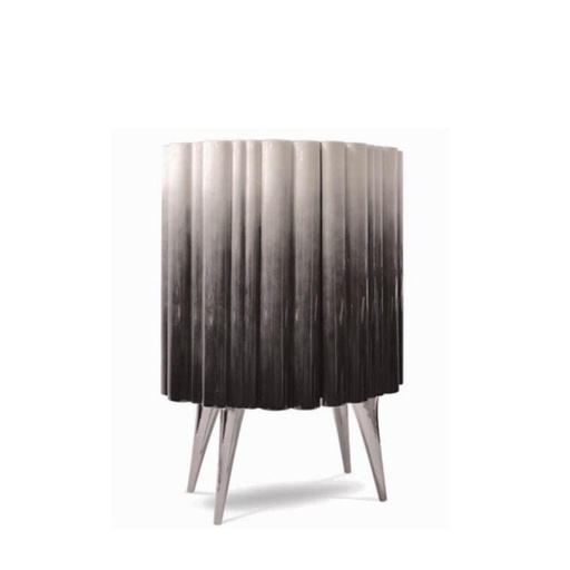 [7001] Phantom Cabinet (Green/Cream,Lounge-150x88x85H Ottoman-150x61x40H, Powder Coated Aluminum Frame)