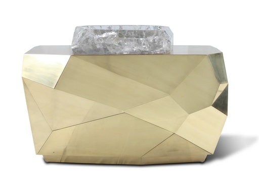 [VAN-3B] Popova Vanity
(Polished Brass) (Green/Cream,Lounge-150x88x85H Ottoman-150x61x40H, Powder Coated Aluminum Frame)