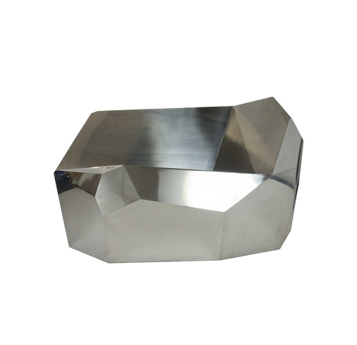 [9004-SP] Popova Chair (Stainless Steel) (Grey,CC-80x85x77H ET-61x61x53H CM, Powder Coated Aluminum Frame)