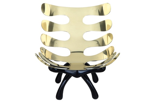 [9010] Caterpillar Chair (Brass,Brush Polished Brass)