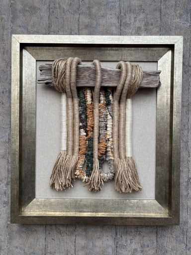 [208002436] Woven Wall Art (Plexi Glass,W80.01xD5.08xH119.38, Metallic)
