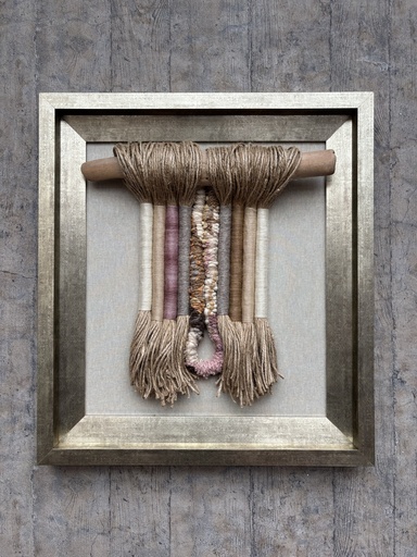 [208002438] Woven Wall Art (Plexi Glass,W80.01xD5.08xH119.38, Metallic)