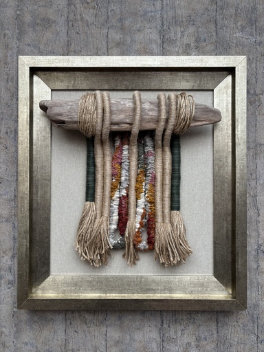 [208002440] Woven Wall Art (Plexi Glass,W80.01xD5.08xH119.38, Metallic)