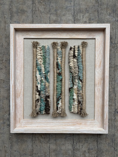 [208002442] Woven Wall Art (Plexi Glass,W80.01xD5.08xH119.38, Metallic)