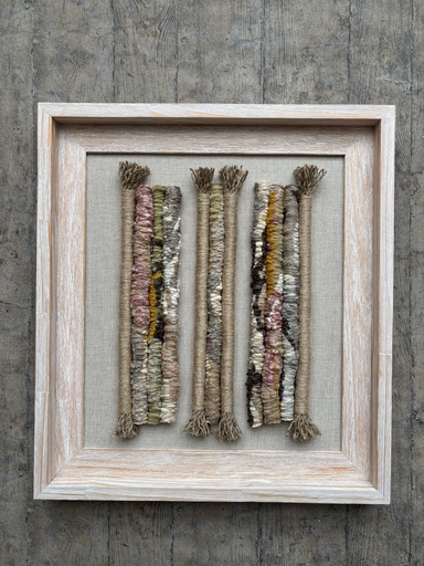 [208002443] Woven Wall Art (Plexi Glass,W80.01xD5.08xH119.38, Metallic)