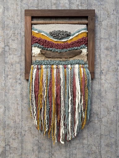 [208002449] Woven Wall Art (Plexi Glass,W80.01xD5.08xH119.38, Metallic)
