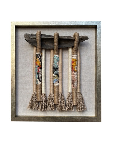 [208002450] Woven Wall Art (Gold,13 CM, )