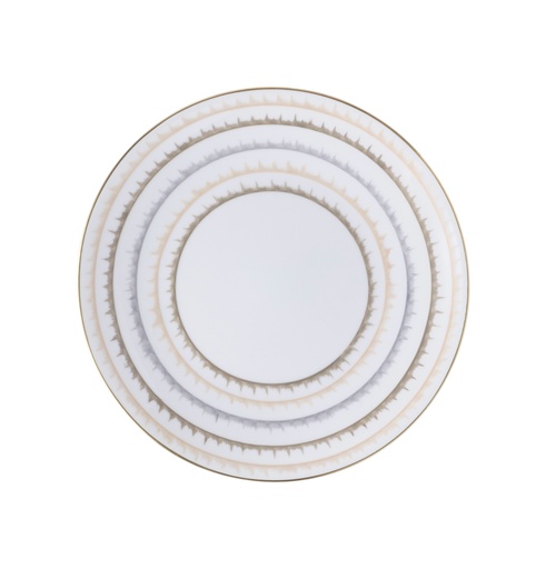 [1010010126] Salad/Dessert Plate Coupe Sisal 2
Dia21.0 Cm H. 2.5 Cm V. 0.33 G (Gold,DIA 25CM, Porcelain)