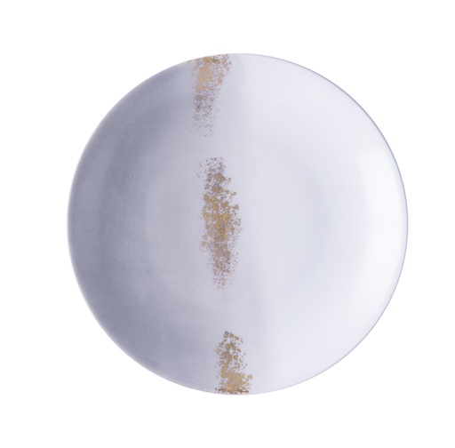 [1010010131] Dinner Plate Coupe Horizon
Dia26.5 Cm H. 3.0 Cm V. 0.59 G
