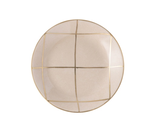 [1010010139] Bread/Side Plate Coupe Trame 1
Dia15.0 Cm H. 2.0 Cm V. 0.15 G (Multicolour,Dia30.5 Cm H. 2.5 Cm, Porcelain)