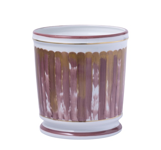[1070022826] Directoire Flower Pot, Large Panache
Dia18.0 Cm H. 20.0 Cm V. 350.0 Cl V. 1.41 G (White/Platinum,19x19x15H CM, Porcelain)