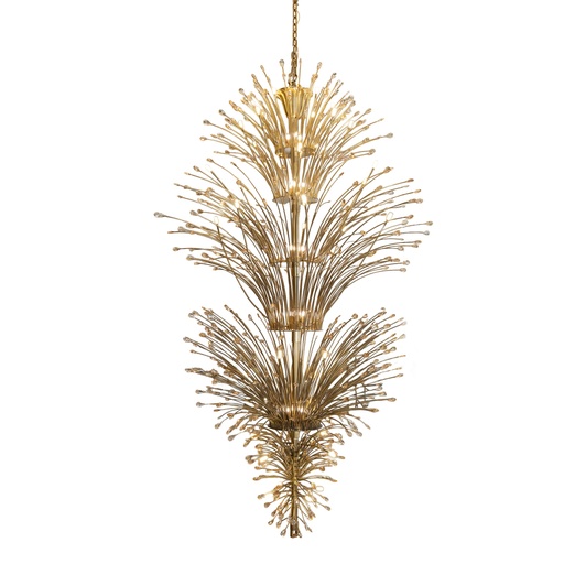[207001304] Chandelier - Material:Glass (Crystal,D150 CM, Gold/Brass)
