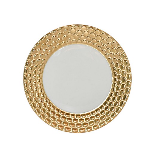 [101001259] Aegean Soup (Black/White/Gold,DIA 31CM, Crystal)