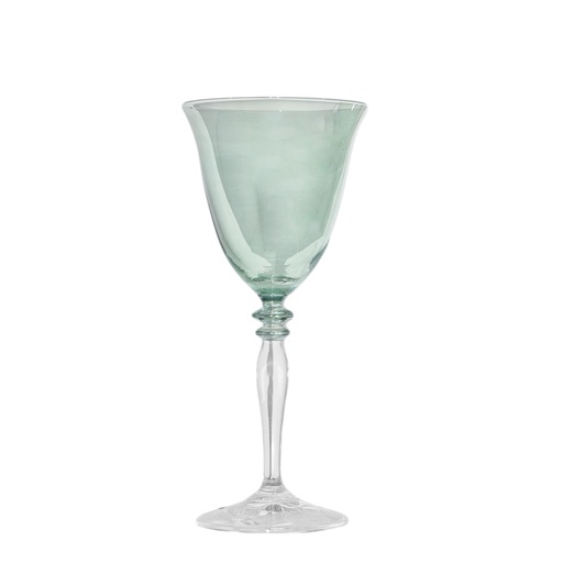 [101002047] S/6 Wine Glass Green