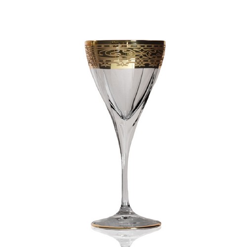 [101002052] Gold Glass (Green,9xH21 CM, Glass)