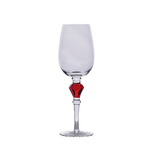 [101002110] Ruby Red (Green,9xH21 CM, Glass)