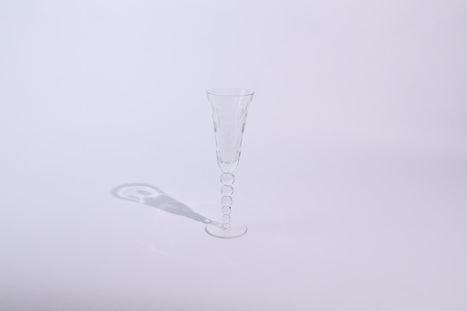 [101002177] Lead Bubbles Champ Flute (White,29x29x23HCM, Unglazed)