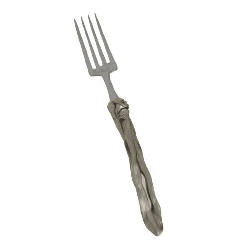 [101003139] Daffodil Salad Fork Satin (Black/Gold,3x20 H CM, Stainless Steel)