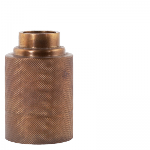 [106001580] Raw Dinner Candle Holder Antique Brass L (Antique Brass,DIA5xH9, Metal)
