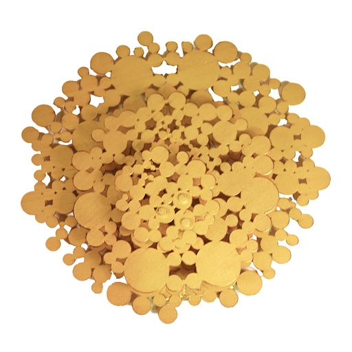 [110005039] Sconcesalve  Katli Antik Gri Applique (Gold,DIA 40 CM, Antique Applique)