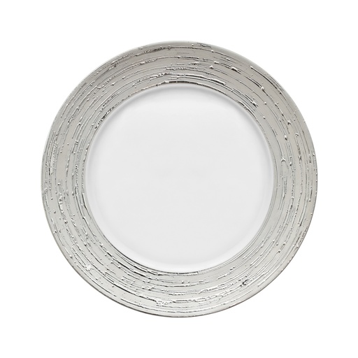 [1010010031] Service Plate Dom Argentatus (Violet,DIA15CM, Porcelain)
