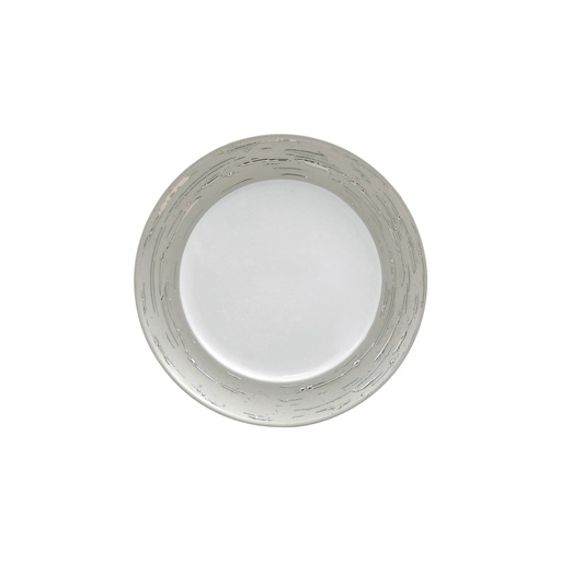 [1010010034] Dessert Plate Olympus Argentatus (Platinum,DIA21xH2CM, Handpaint)