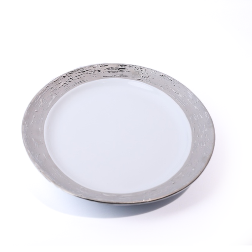 [1010010044] Oval Platter Olympus Argentatus (White,DIA21CM, Porcelain)