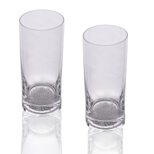 [101002408] Set of 2 Cassini Dof Crystal Diamonds (Silver,7x22.5H CM, Glass)